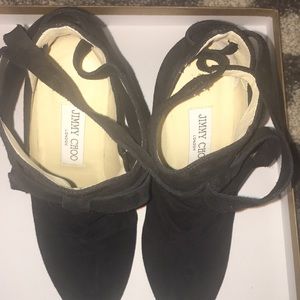 Jimmy choo black pump boots